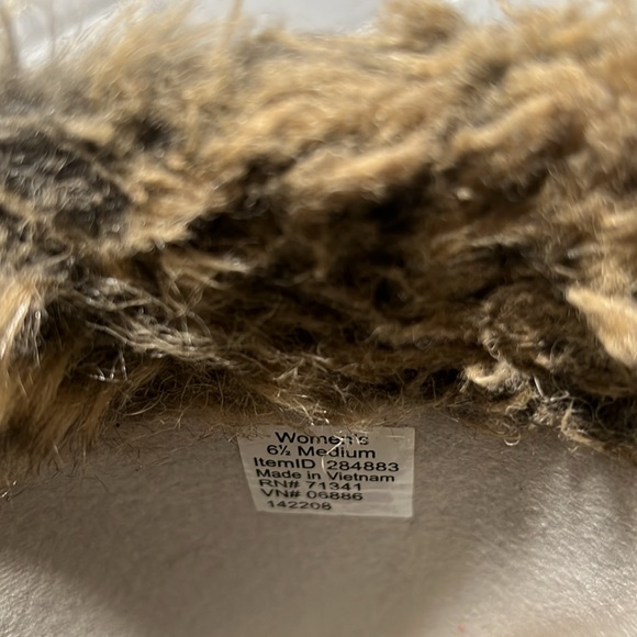 🔥🔥 L.L. Bean 284883 Carrabassett Fur Lace-Up Knee High Snow Boots Women Sz 6.5 - Picture 10 of 10